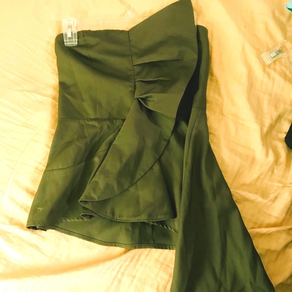 Strapless Asymmetrical Dressy Top - Picture 1 of 4